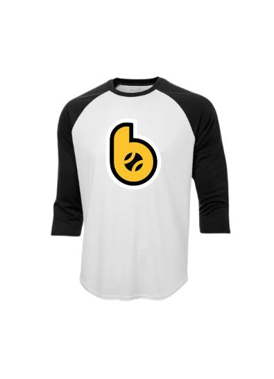 Beauport - Chandail à manche 3/4 blanc et noir