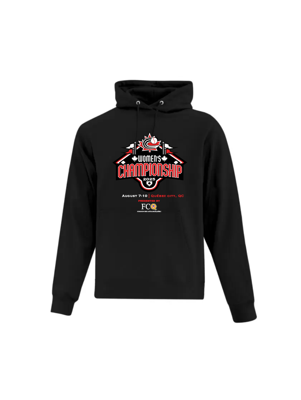 Championship - Black hooded sweatshirt *ENGLISH*