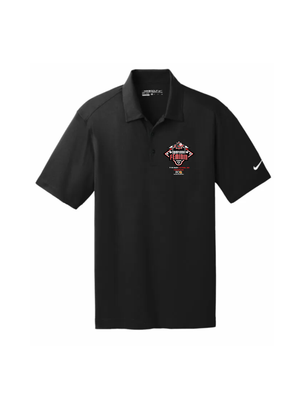 Championnat - Polo Nike noir *FRANÇAIS*