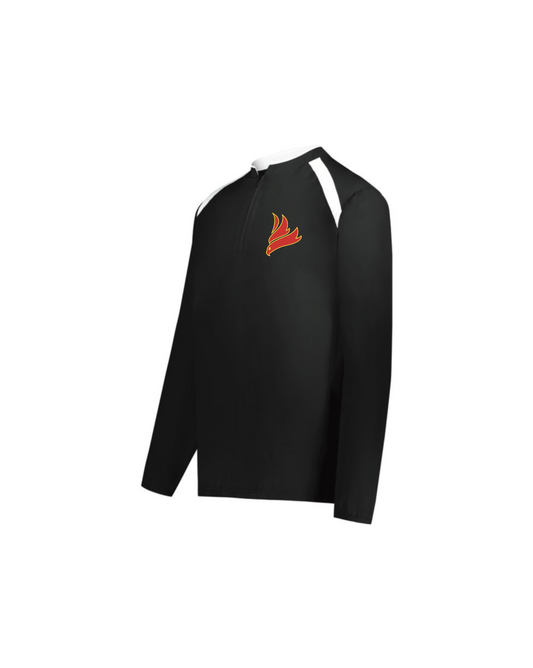 Phoenix - 1/4 zip manche longue noir