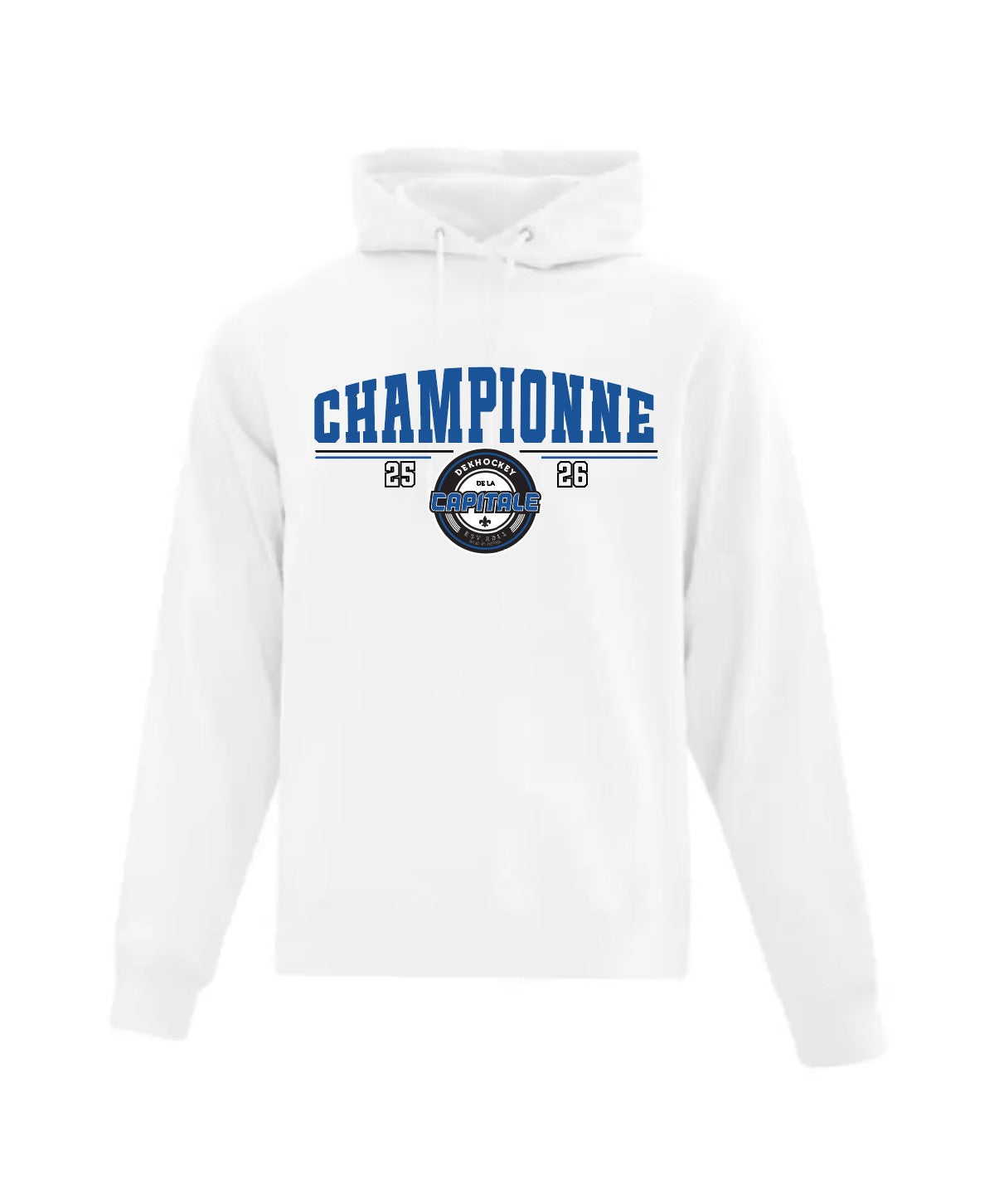 DekHockey De La Capitale - Hoodie Championne 2026