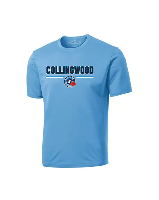 COLLINGWOOD - Light Blue Short Sleeve Drifit T-shirt
