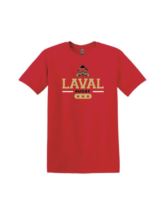 UL Rugby - T-shirt en coton rouge