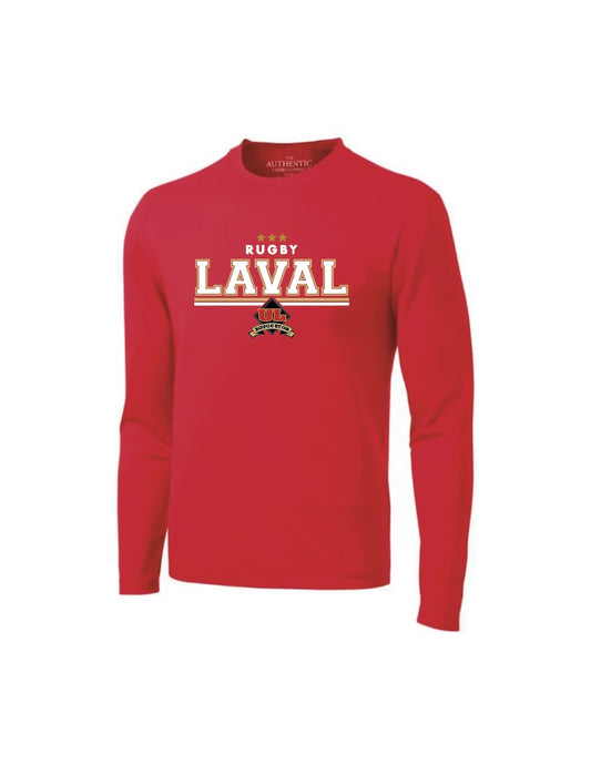 UL Rugby - Drifit homme manches longues rouge