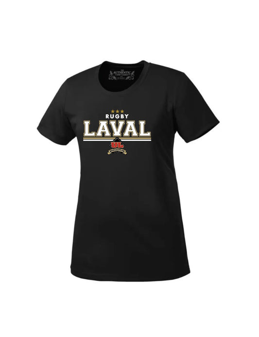 UL Rugby - Drifit femme manches courtes noir