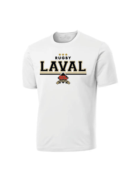 UL Rugby - Drifit homme manches courtes blanc