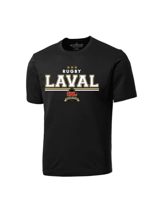 UL Rugby - Drifit homme manches courtes noir