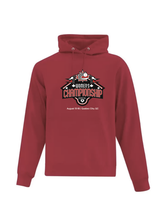 Championship - Red hooded sweatshirt *ENGLISH*