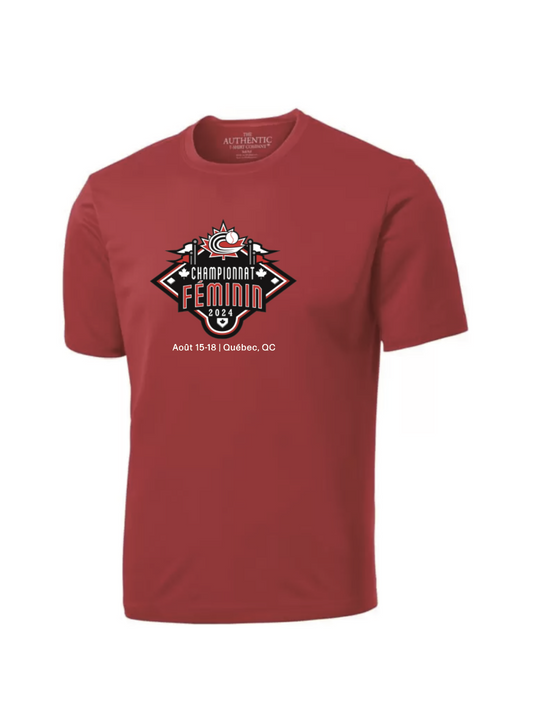 Championnat - T-shirt rouge *FRANÇAIS*