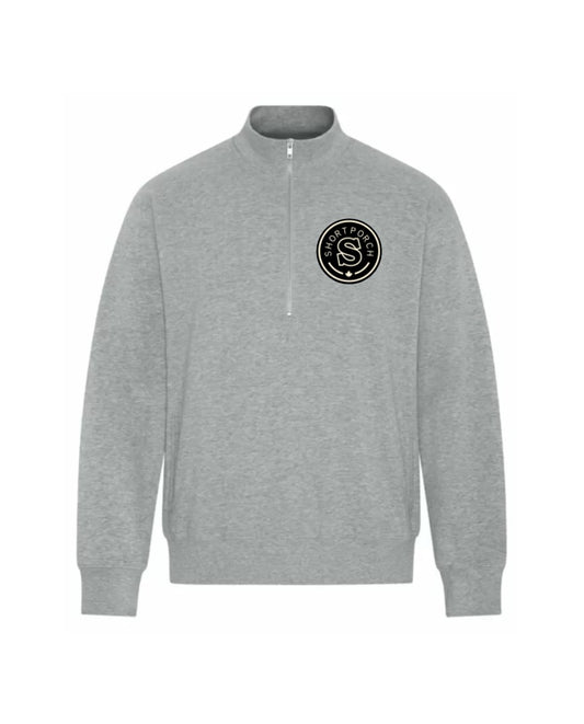 SHORTPORCH -  1/4 zip sweatshirt grey