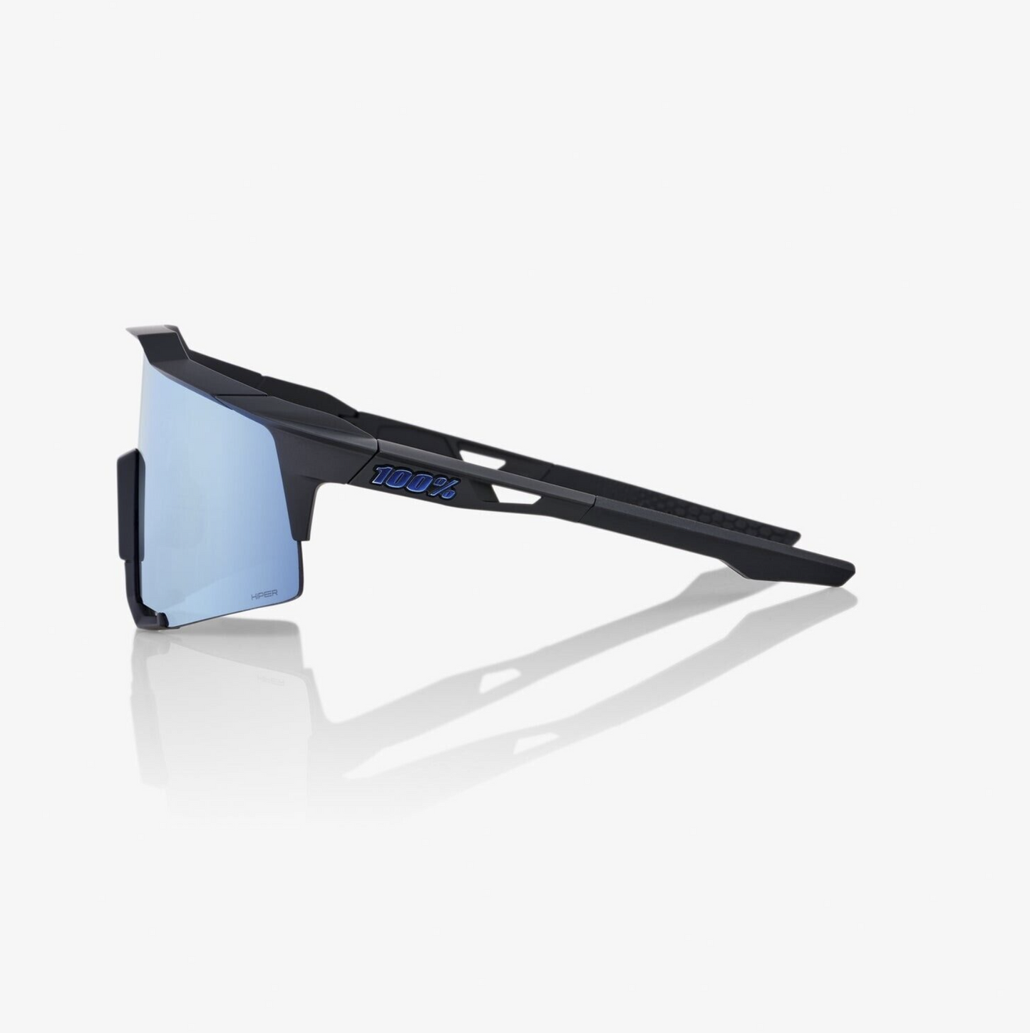 Speedcraft - Matte Black - Hiper Blue Multilayer Mirror Lens