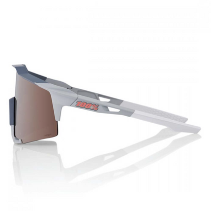 Speedcraft - Soft Tact Stone Grey - Hiper Crimson Silver Mirror Lens