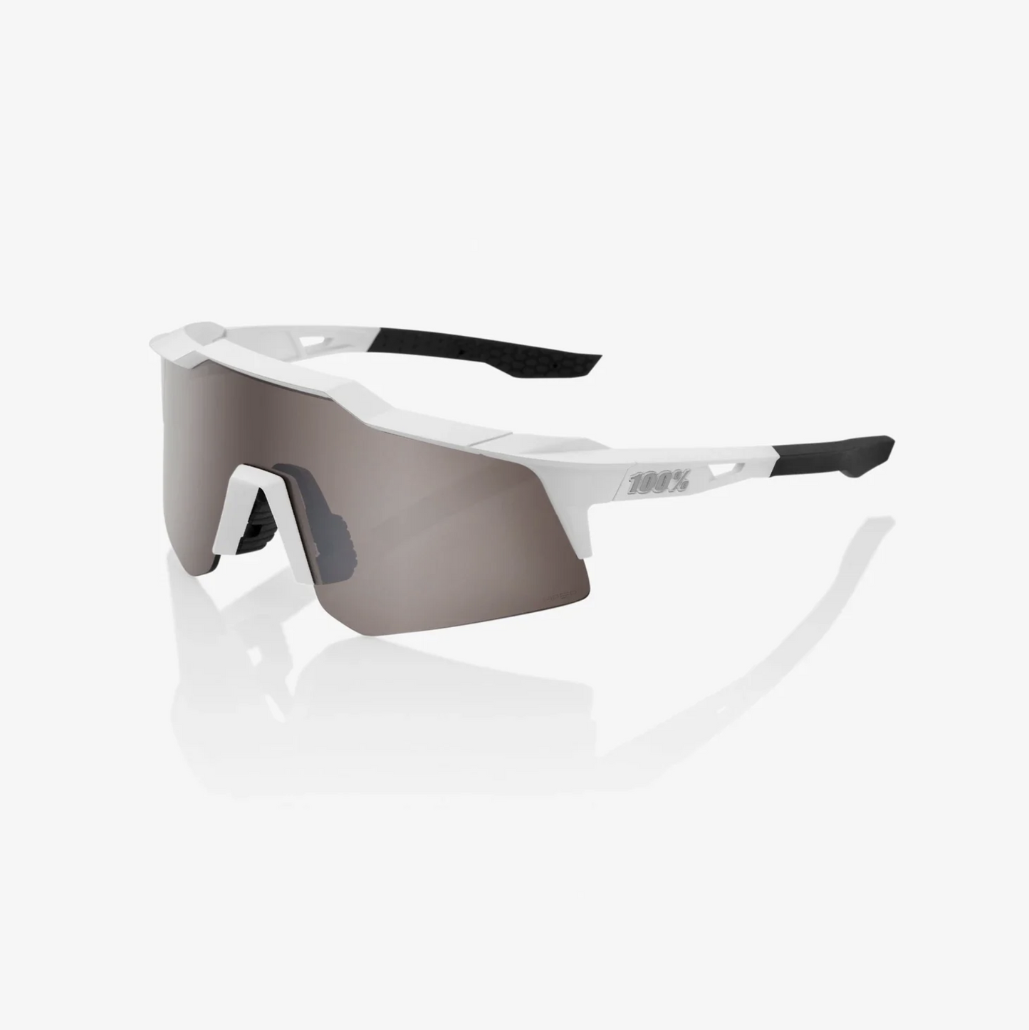 Speedcraft - matte white - Hiper Silver Mirror Lens