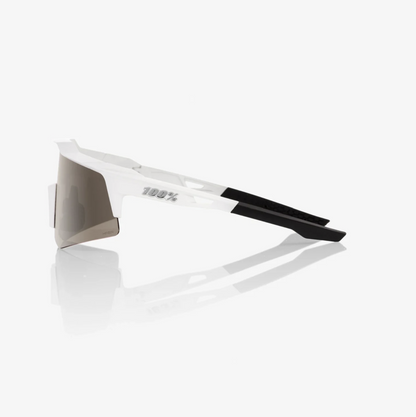 Speedcraft - matte white - Hiper Silver Mirror Lens