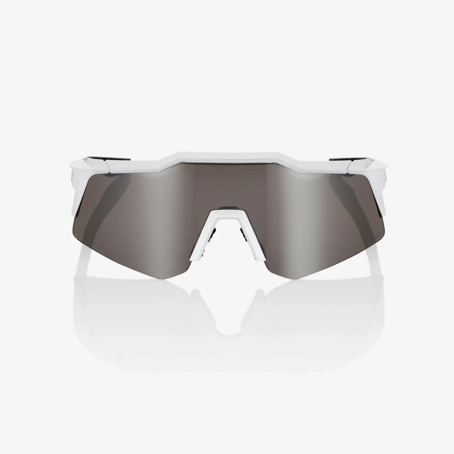 Speedcraft - matte white - Hiper Silver Mirror Lens