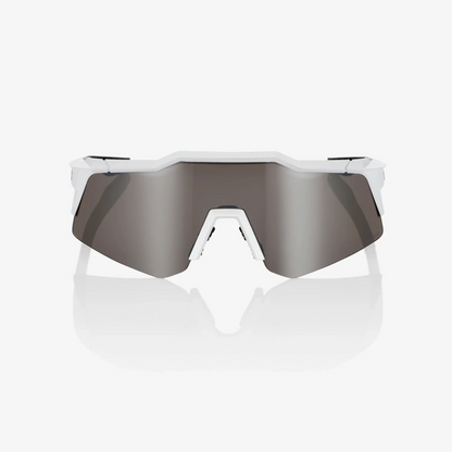 Speedcraft - matte white - Hiper Silver Mirror Lens