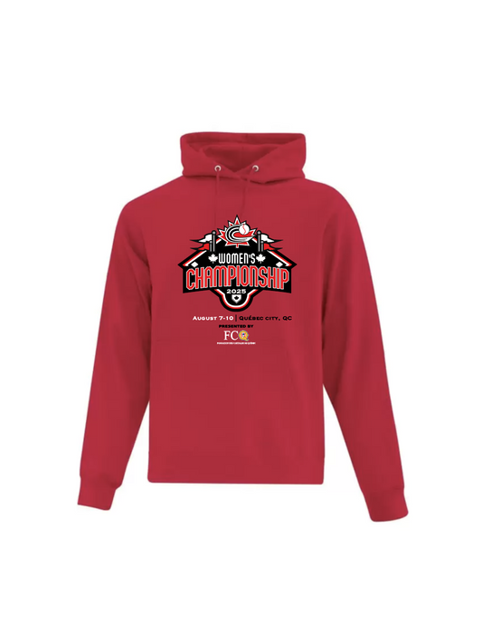 Championship - Red hooded sweatshirt *ENGLISH*