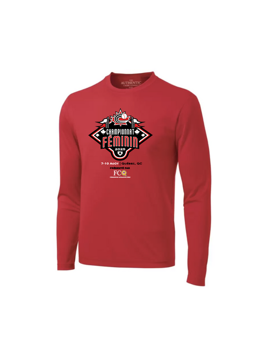 Championnat - Manche longue rouge *FRANÇAIS*